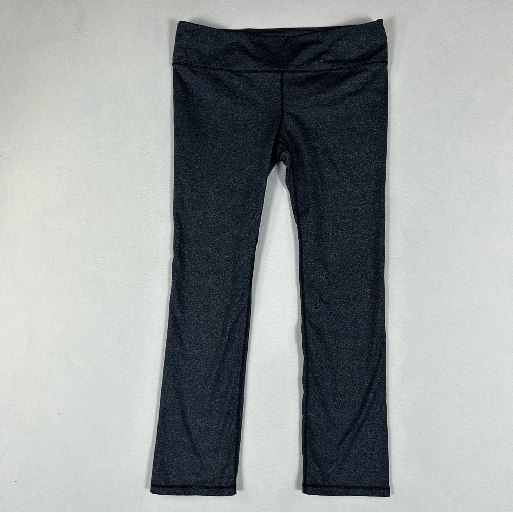 Gap Fit Slim Straight Yoga Pants Women’s XL Gray Mid Rise Activewear Athleisure